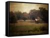 Red Roadside Barn-Jai Johnson-Framed Stretched Canvas