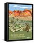 Red Rock Canyon National Conservation Area-Bureau of Land Management-Framed Stretched Canvas