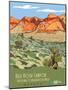 Red Rock Canyon National Conservation Area-Bureau of Land Management-Mounted Art Print