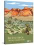 Red Rock Canyon National Conservation Area-Bureau of Land Management-Stretched Canvas