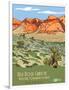 Red Rock Canyon National Conservation Area-Bureau of Land Management-Framed Art Print