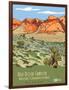 Red Rock Canyon National Conservation Area-Bureau of Land Management-Framed Art Print