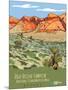 Red Rock Canyon National Conservation Area-Bureau of Land Management-Mounted Art Print