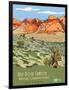 Red Rock Canyon National Conservation Area-Bureau of Land Management-Framed Art Print