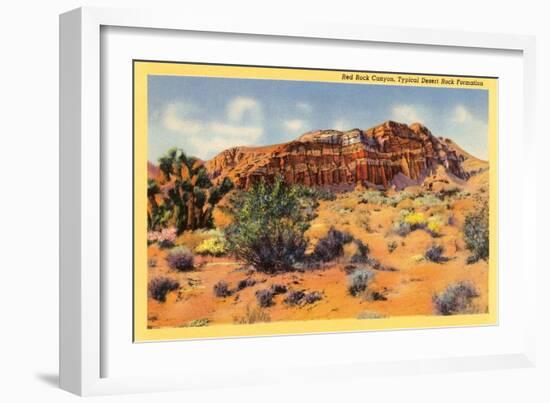 Red Rock Canyon, Nevada-null-Framed Art Print