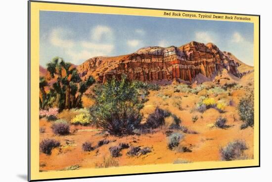 Red Rock Canyon, Nevada-null-Mounted Art Print