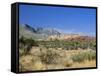 Red Rock Canyon, Spring Mountains, 15 Miles West of Las Vegas in the Mojave Desert, Nevada, USA-Fraser Hall-Framed Stretched Canvas