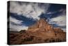 Red Rock Formation Illuminatd by Moonlight in Arches National Park, Utah-null-Stretched Canvas