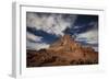 Red Rock Formation Illuminatd by Moonlight in Arches National Park, Utah-null-Framed Photographic Print