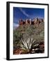 Red Rock Formations and An Agave Plant, Coconino National Forest, Arizona-James Hager-Framed Photographic Print