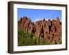 Red Rock Formations in the Canon del Inca, Tupiza Chichas Range, Andes, Southwestern Bolivia-Simon Montgomery-Framed Photographic Print