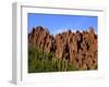 Red Rock Formations in the Canon del Inca, Tupiza Chichas Range, Andes, Southwestern Bolivia-Simon Montgomery-Framed Photographic Print