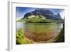 Red Rock Lake Panorama-Dean Fikar-Framed Photographic Print