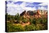 Red Rock Mountains II-Alan Hausenflock-Stretched Canvas