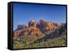 Red Rock Mountains near Red Rock Crossing-Terry Eggers-Framed Stretched Canvas