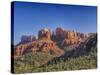 Red Rock Mountains near Red Rock Crossing-Terry Eggers-Stretched Canvas