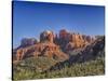 Red Rock Mountains near Red Rock Crossing-Terry Eggers-Stretched Canvas