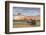 Red rock sandstone and old cabin just outside Kodachrome Basin State Park, Utah, United States of A-Michael Nolan-Framed Photographic Print