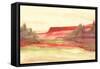 Red Rock V-Chris Paschke-Framed Stretched Canvas