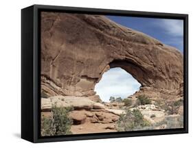 Red Rock "Window" at Arches National Park, Moab, Utah-Carol Highsmith-Framed Stretched Canvas