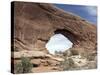 Red Rock "Window" at Arches National Park, Moab, Utah-Carol Highsmith-Stretched Canvas