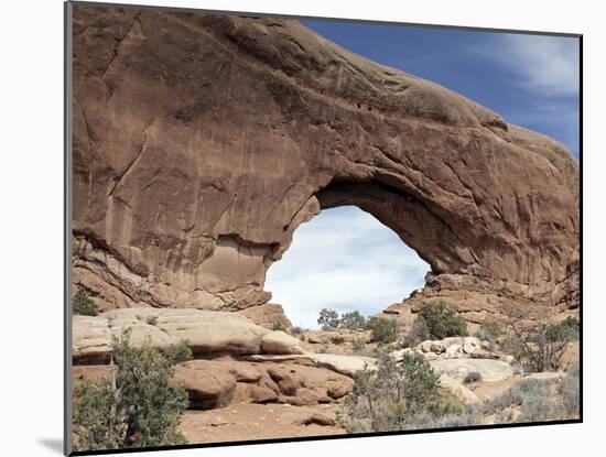 Red Rock "Window" at Arches National Park, Moab, Utah-Carol Highsmith-Mounted Photo