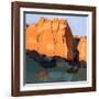 Red Rock-Anne Becker-Framed Art Print