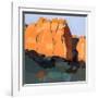 Red Rock-Anne Becker-Framed Art Print