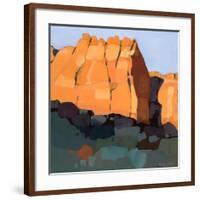 Red Rock-Anne Becker-Framed Art Print