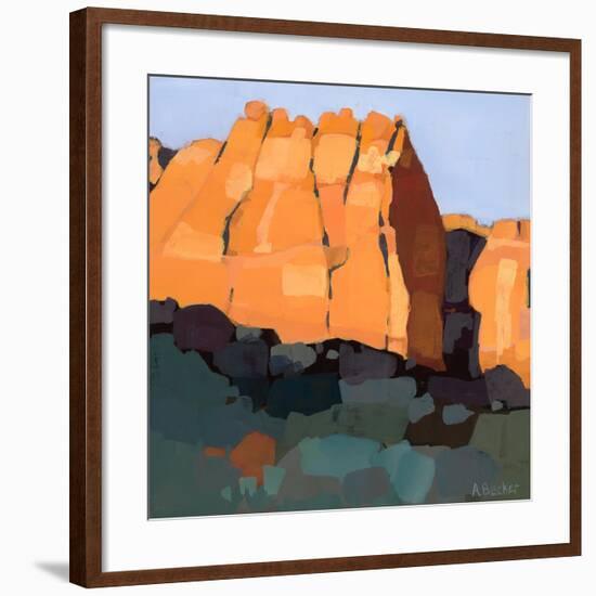 Red Rock-Anne Becker-Framed Art Print