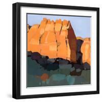 Red Rock-Anne Becker-Framed Art Print