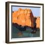 Red Rock-Anne Becker-Framed Art Print