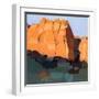 Red Rock-Anne Becker-Framed Art Print