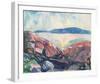 Red Rocks, 1915-Edvard Munch-Framed Giclee Print