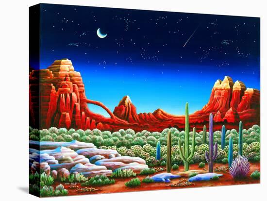 Red Rocks 5-Andy Russell-Stretched Canvas