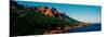 Red Rocks in the Late Afternoon Summer Light at Coast, Esterel Massif, French Riviera-null-Mounted Photographic Print