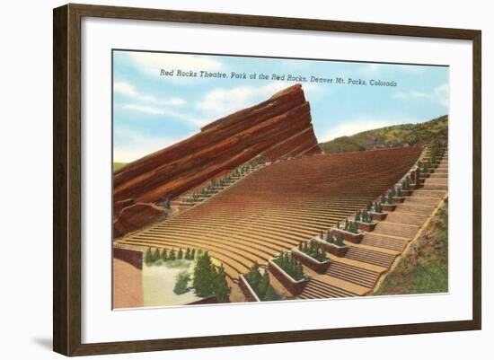 Red Rocks Theatre, Denver, Colorado-null-Framed Art Print