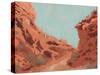 Red Rocks View II-Jacob Green-Stretched Canvas