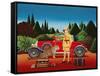 Red Rolls Royce, 1992-Anthony Southcombe-Framed Stretched Canvas