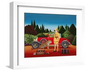 Red Rolls Royce, 1992-Anthony Southcombe-Framed Giclee Print