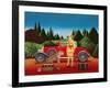 Red Rolls Royce, 1992-Anthony Southcombe-Framed Giclee Print