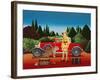 Red Rolls Royce, 1992-Anthony Southcombe-Framed Giclee Print