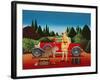 Red Rolls Royce, 1992-Anthony Southcombe-Framed Giclee Print