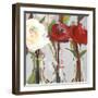 Red Romantic Blossoms I-Jane Slivka-Framed Art Print