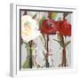Red Romantic Blossoms I-Jane Slivka-Framed Art Print