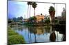 Red Roof House on Canal-Jack Heinz-Mounted Giclee Print