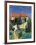 Red Roof-Federico Zandomeneghi-Framed Giclee Print