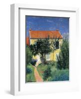 Red Roof-Federico Zandomeneghi-Framed Giclee Print