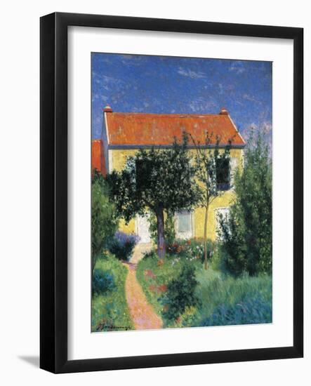 Red Roof-Federico Zandomeneghi-Framed Giclee Print