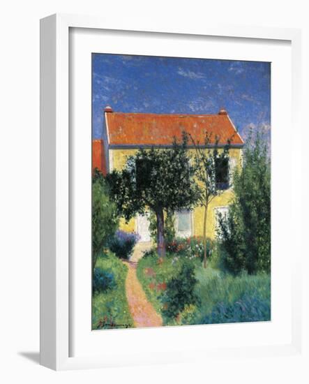 Red Roof-Federico Zandomeneghi-Framed Giclee Print